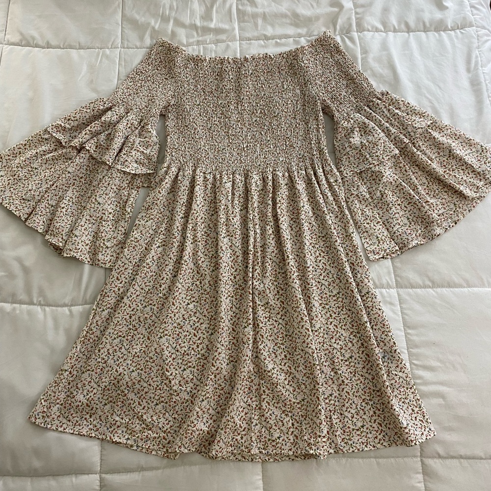 Boho Chic Off the Shoulder Dress